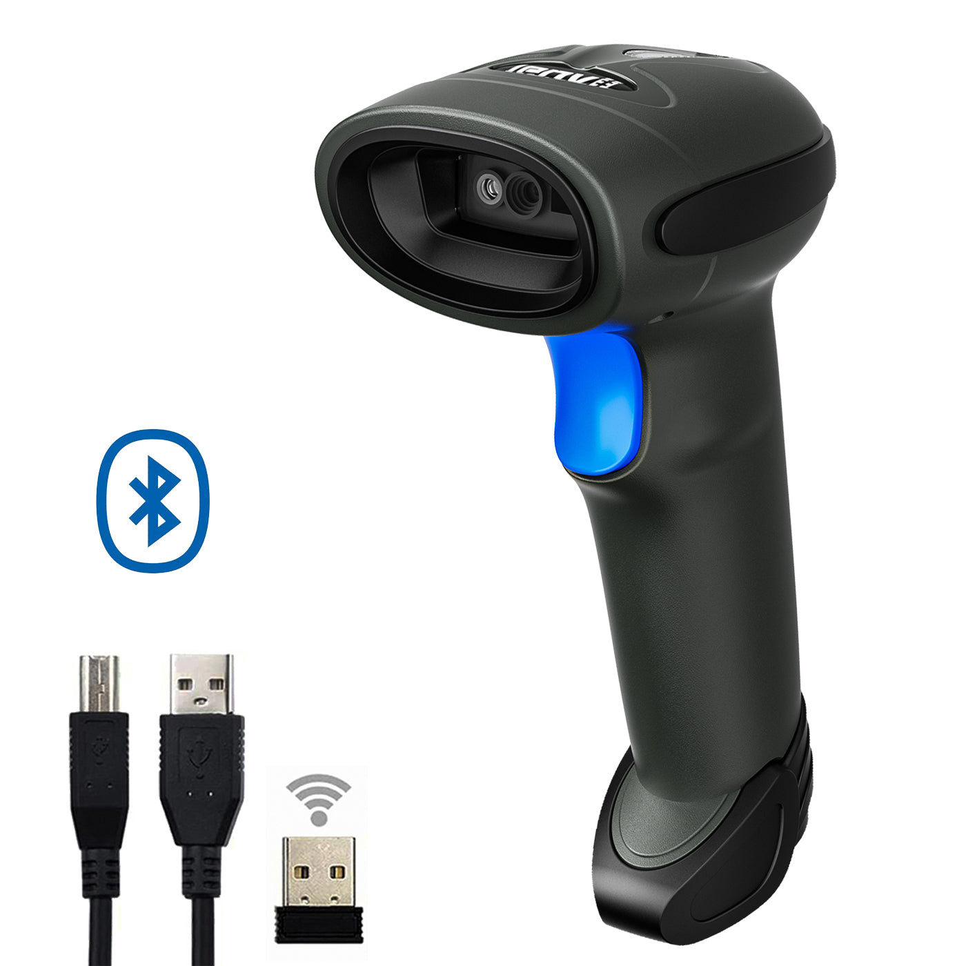 LENVII CW200 Wireless Barcode Scanner – Pro-Grade Cordless 1D & 2D Scanner for Enterprise Use