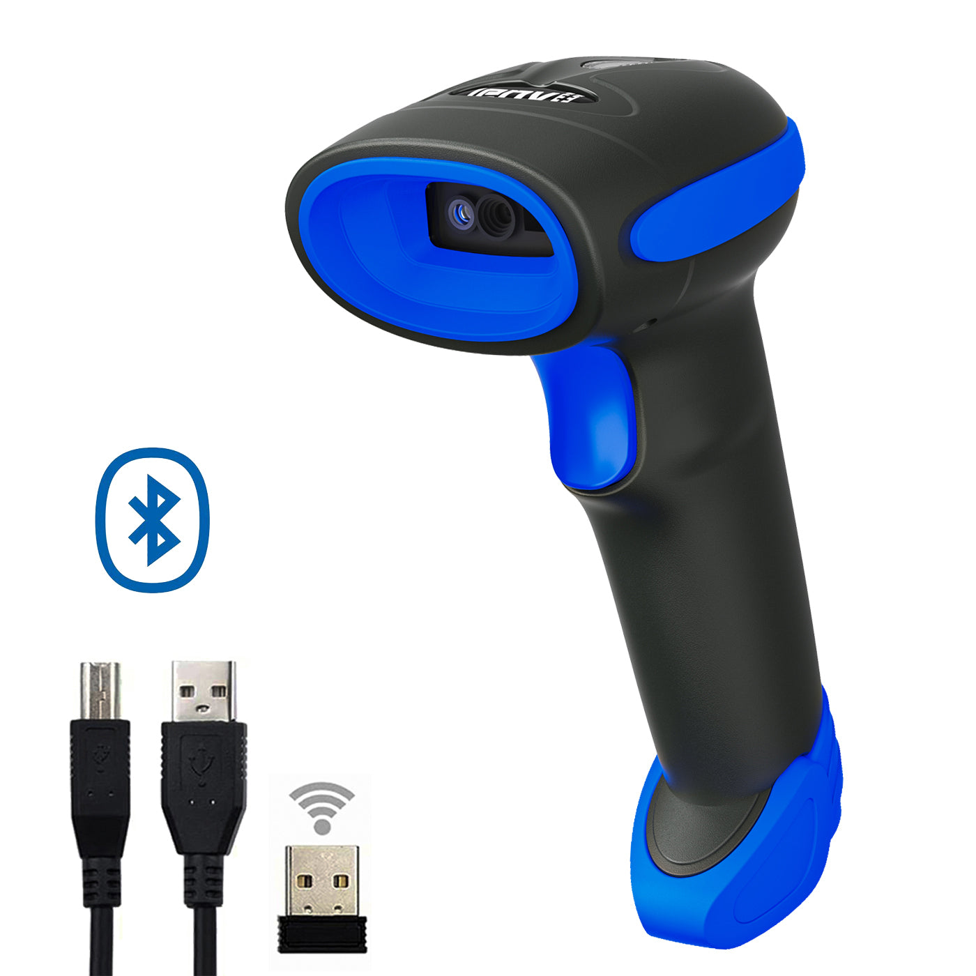 LENVII CW200 Wireless Barcode Scanner – Pro-Grade Cordless 1D & 2D Scanner for Enterprise Use