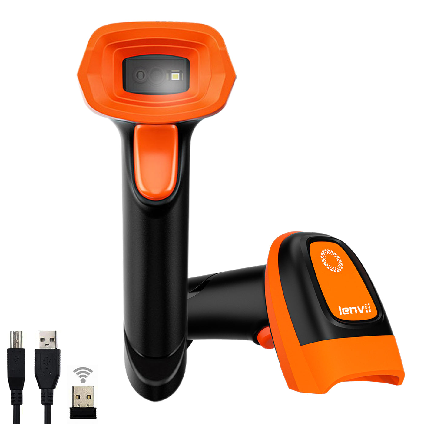 LENVII CW290 Wireless Barcode Scanner – Industrial-Grade Cordless 1D & 2D Scanner with Bluetooth