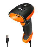 LENVII C200 Wired Barcode Scanner | 1D USB Scanner for Retail & Warehouse