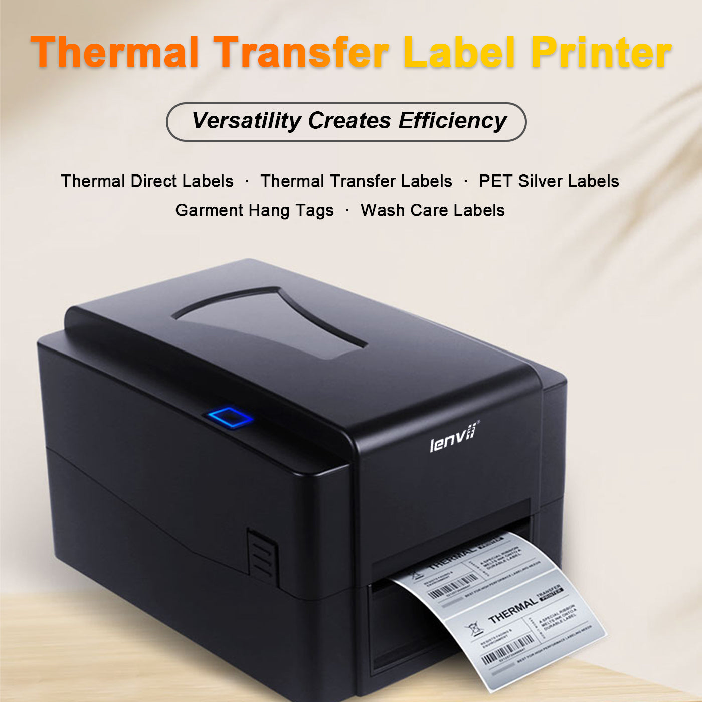 TT440 4-Inch Thermal Transfer Printer - 300 DPI High-Resolution Barcode Printer