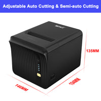 LENVII R382 3Inch/80MM Wired Thermal Receipt Printer for Kiosk Self-Service Ordering