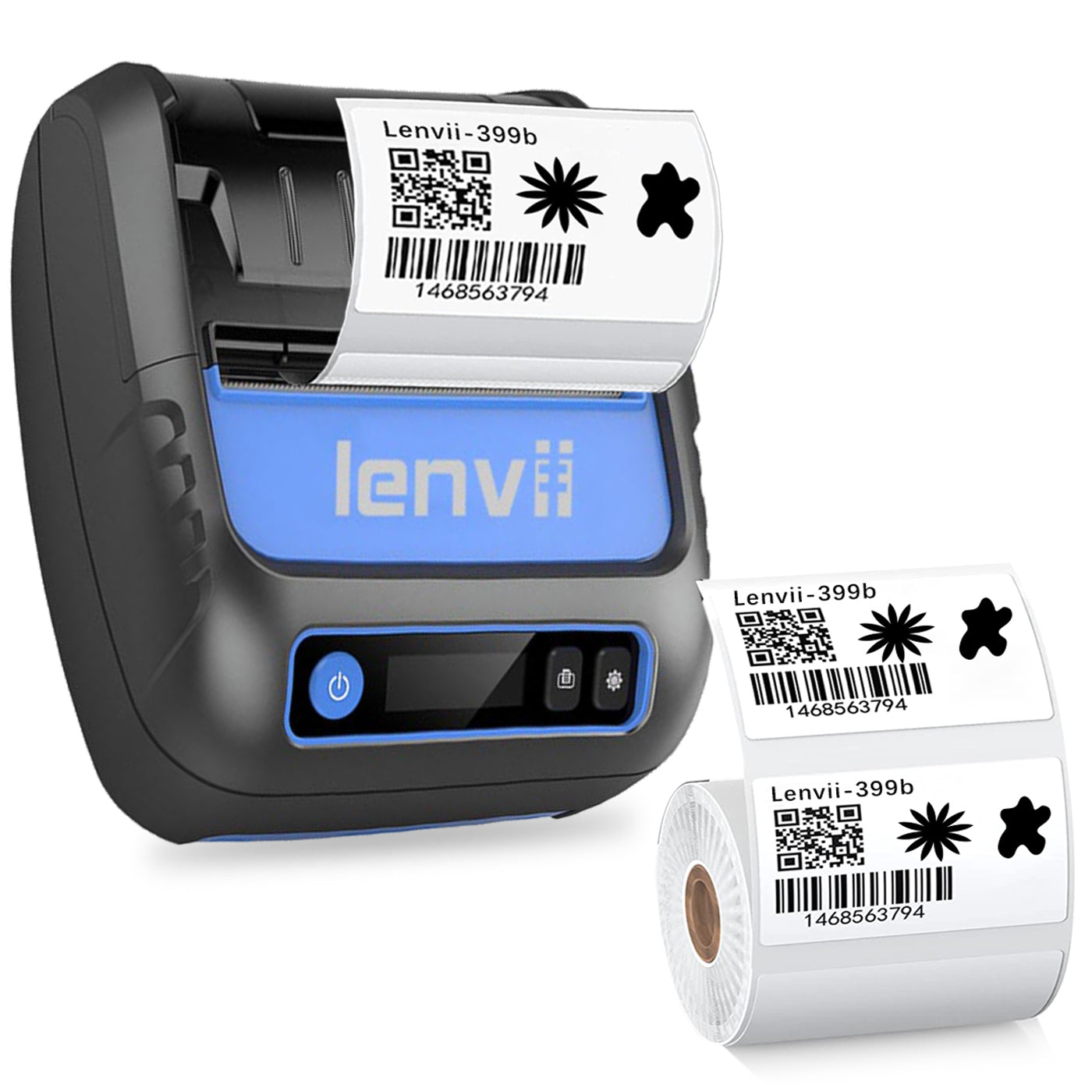 LV-399B 80mm Portable Bluetooth Label Printer - Industrial Grade
