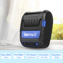 LENVII 288B 2Inch/58MM Portable Thermal Label and Receipt Printer with Bluetooth Connection