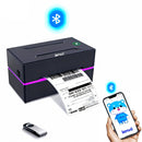 LENVII 390B 4 Inch Thermal Label Printer with Bluetooth Connectivity丨For Shipping Labels/Food Packaging Date Labels