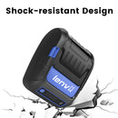 LENVII 288B 2Inch/58MM Portable Thermal Label and Receipt Printer with Bluetooth Connection