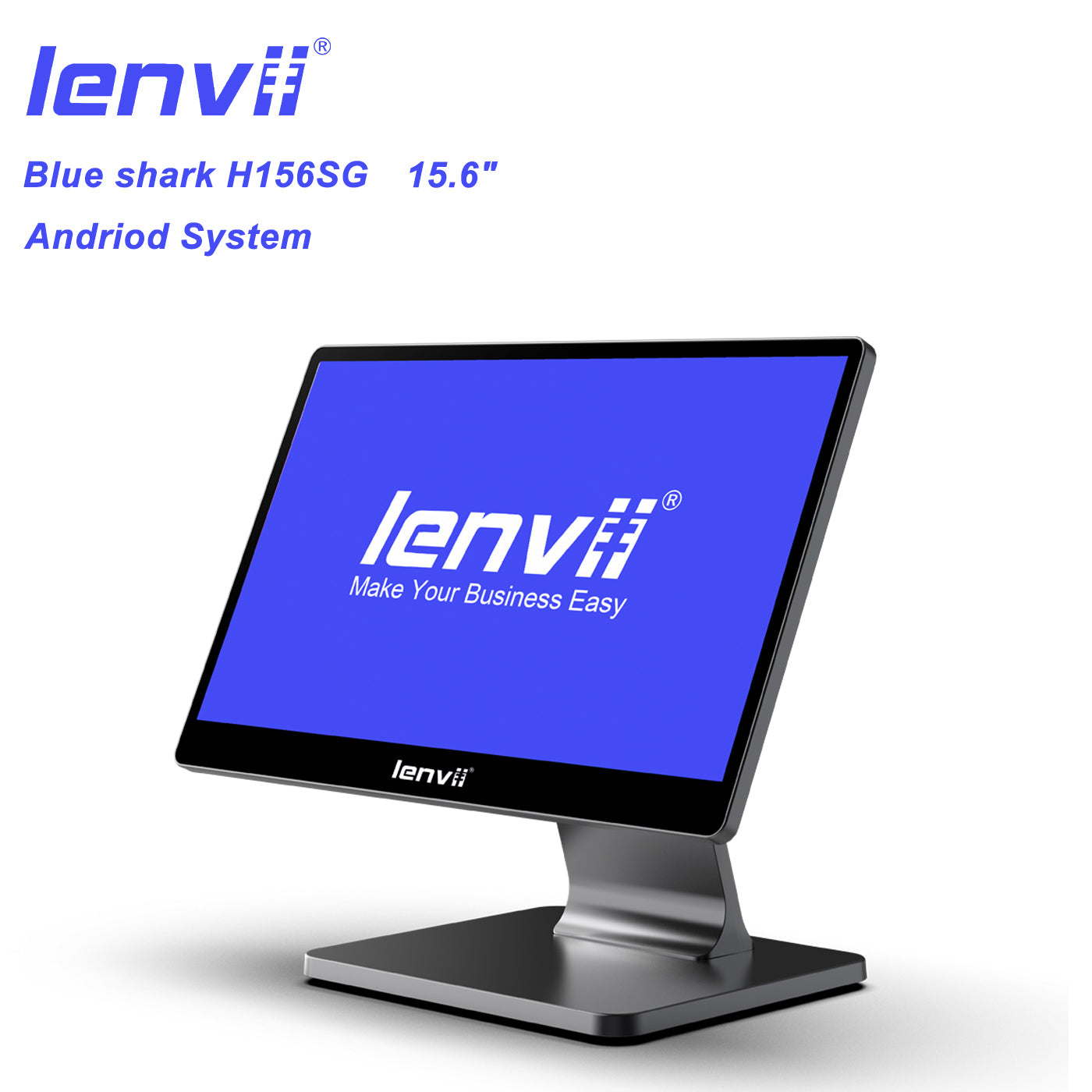 LENVII H156SG 15.6" Android POS Touch Monitor | 4GB+32GB High-Performance Display