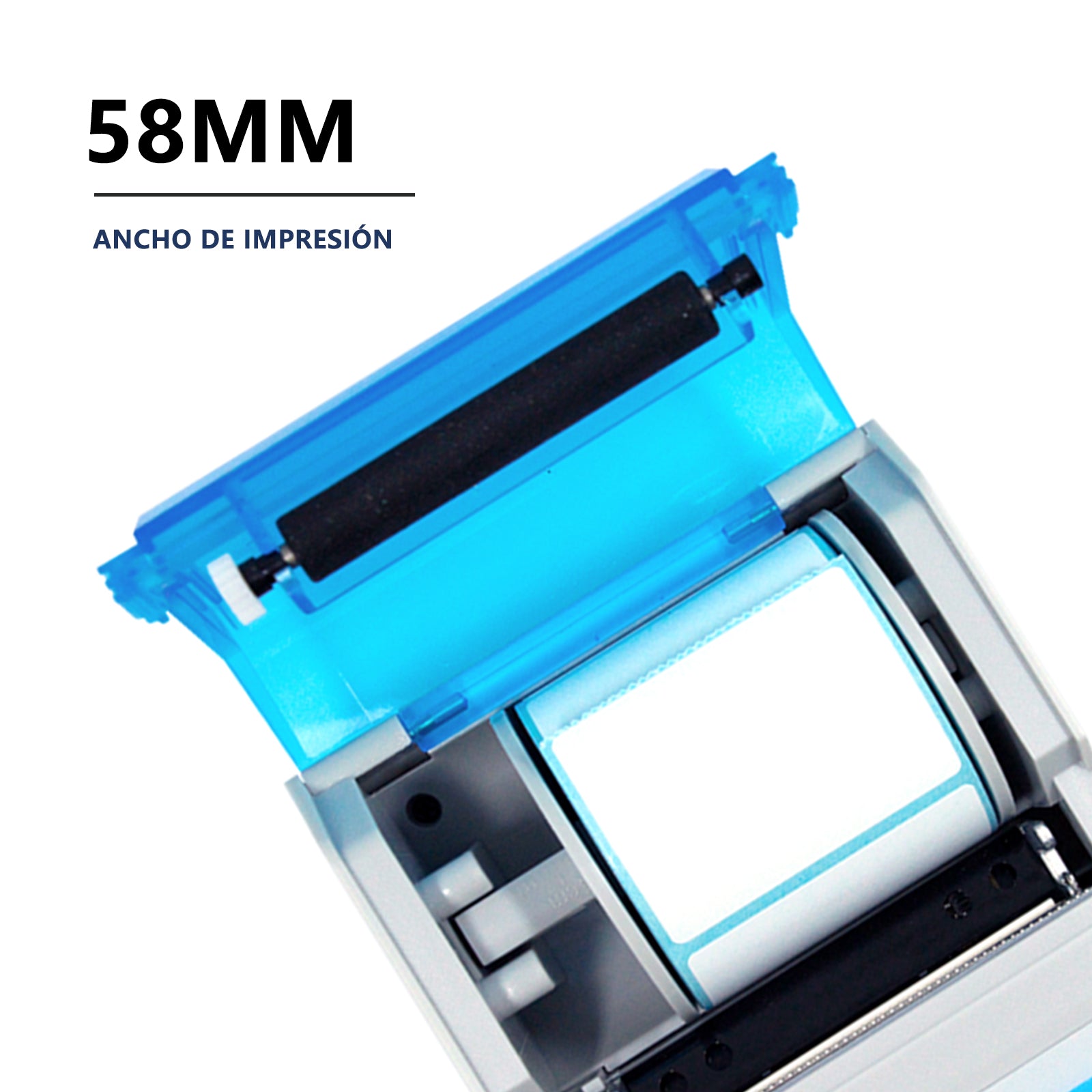 LENVII 278B 2Inch/58MM Mini Portable Bluetooth Thermal Label/Receipt Printer (White)