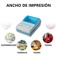 LENVII 278B 2Inch/58MM Mini Portable Bluetooth Thermal Label/Receipt Printer (White)