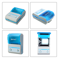 LENVII 278B 2Inch/58MM Mini Portable Bluetooth Thermal Label/Receipt Printer (White)