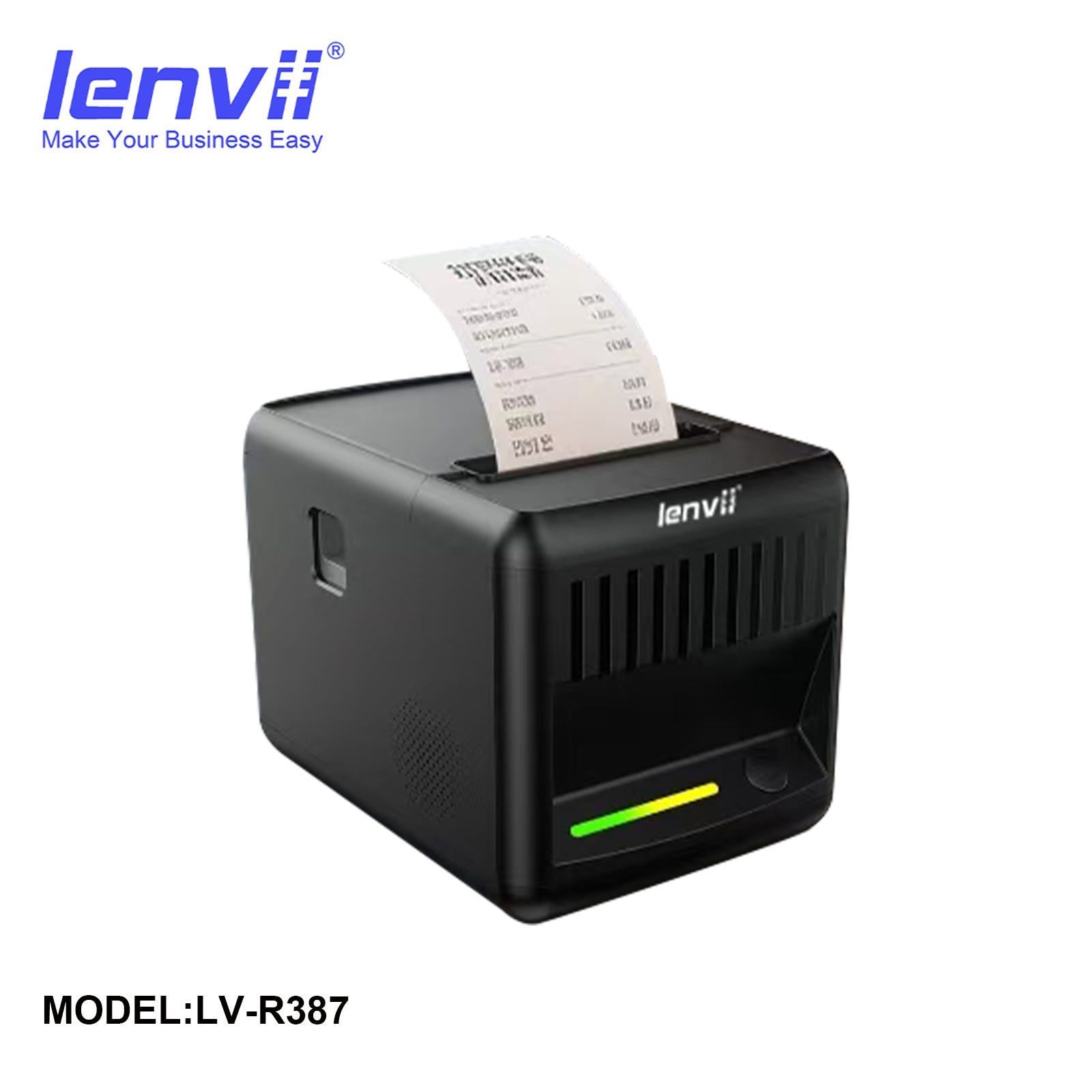 LV-R387 80mm Thermal Receipt Printer - USB + Bluetooth POS Printer