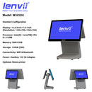 LENVII M365DG Dual-Screen Windows POS Terminal | 15.6"+11.6" All-in-One Cash Register