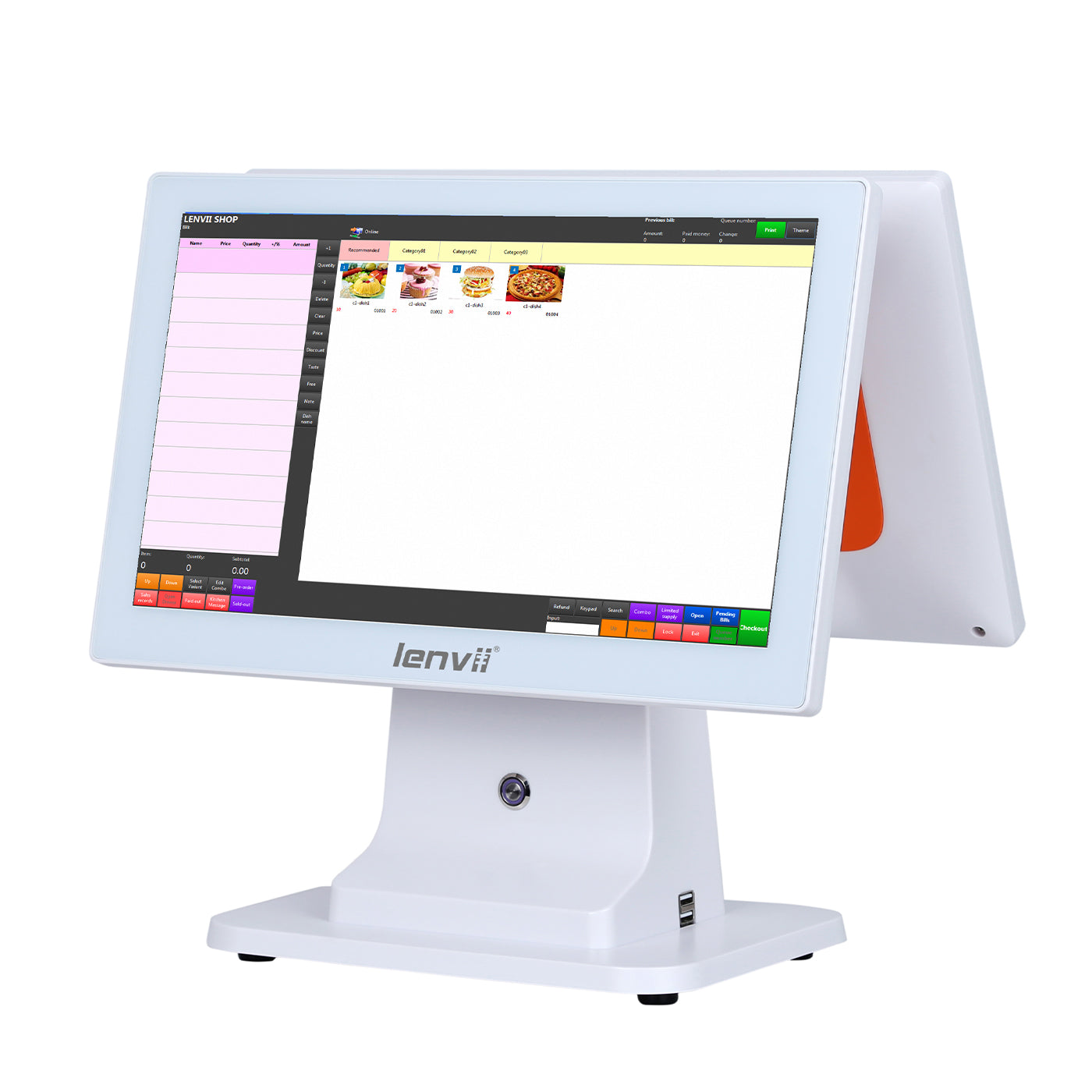 LENVII N700DW Windows POS Terminal