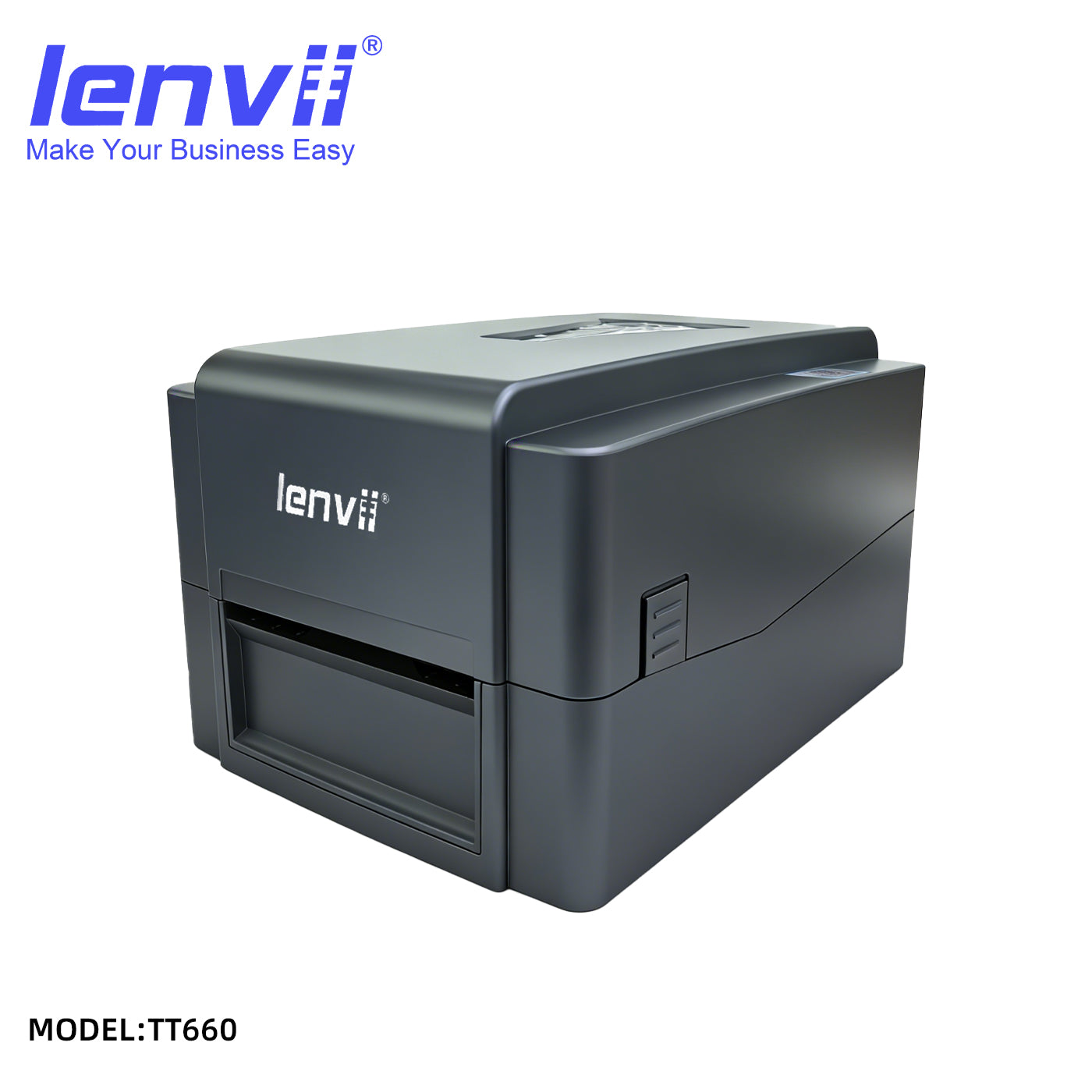LENVII TT660 Thermal Transfer Label Printer | 600 DPI High Resolution